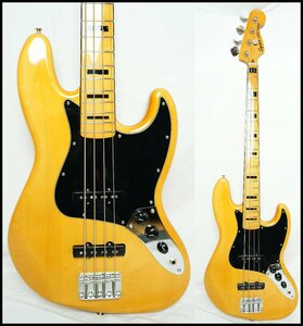 ★Squier by Fender★Classic Vibe '70s Jazz Bass Maple Fingerboard Natural 2021年製 美品 ジャズベース★