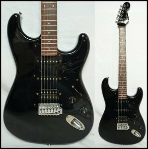 ★Squier by Fender★SST-551 ALL BLACK STRATOCASTER Comtemporary Series 日本製 ストラトキャスター 80年代 スクワイア★