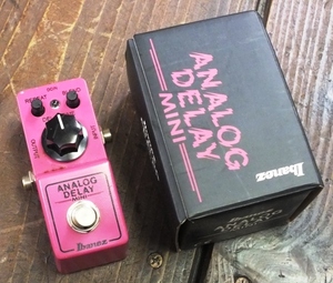 【調律師・楽器リペア店の放出品】Ibanez ・アイバニーズ・アナログディレイ・Analog Delay mini・ジャンク