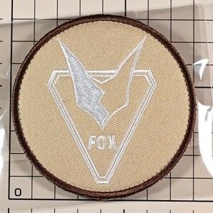 国内未発売 サークル正規品 ブルーアーカイブ FOX小隊 刺繍ベルクロワッペン 円形（TAN） ■ ブルアカ パッチ ワッペン サバゲーの画像3