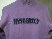 ≡HYSTERIC　GLAMOUR≡牛TVトレーナー紫≡USED_画像1