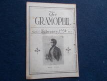 昭和５年　ＧＲＡＭＯＰＨＩＬ　グラモヒル　レコード　音楽　史料　古本　バイオリン　漫言　サイセリヤ在庫品　ビクター_画像1