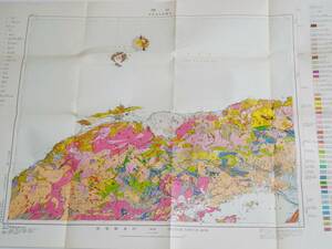 ■50万分の1地質図　図幅第12号　岡山　地質調査所　1973年