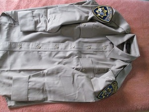 * CHP California highway Patrol uniform long sleeve unused new goods John & punch motorcycle police America USA police .. uniform rare 