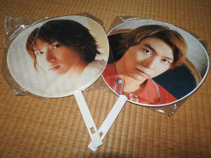 Kinki Kids KING OF SUMMER 2000 うちわ　径約30ｃｍ