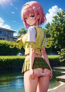 498 ToLOVEる ダークネス モモ・ベリア・デビルーク 同人 ポスター A4 印刷 オリジナル アニメ 美少女 イラスト セクシー anime