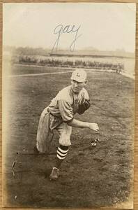 1920年 日米野球 オール・アメリカン・ナショナル　ゲー内野手 絵はがき 試合前練習写真 当時もの　戦前 大正