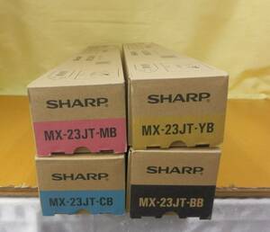 ☆2990 SHARP シャープ 純正トナー MX-23JT BB YB CB MB 4本セット 新品未使用品