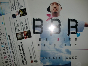 美品 USU aka SQUEZ [Bee,Bird,Butterfly][J-Rap新潟] NORIKIYO BRON-K JAZZY BLAZE HI-D LUNA Sky Beatz BUZZER BEATS OKI GEEK