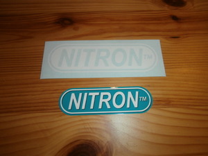 メーカー正規品 ナイトロン 切り文字ステッカー NITRON