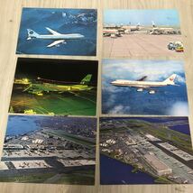 ◇NBC 最高級のカラー絵はがき 12枚入 ジャンボと空港 Jumbo&Airport 国際協商株式会社 YS-11A200型 DC-8 スーパー62 ボーイング747 シミ有_画像5