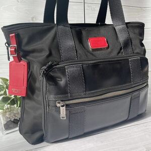 【極美品・超激レアカスタム】トゥミ TUMI トートバッグ ビジネスバッグ AKPHA BRAVO East West Tote バリスティックナイロン ブラック 黒