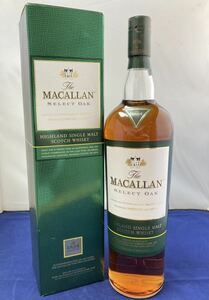 ☆ 未開栓 ☆ 美品☆ THE MACALLAN SELECT OAK ザ・マッカラン　セレクトオーク　スコッチ　ウイスキー 1000ml 1L 40% 箱付 中古