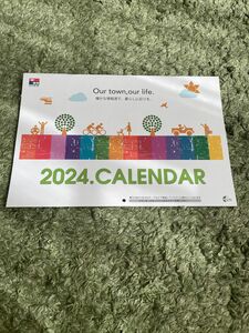 壁掛けカレンダー　2024年　令和6年