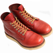 四角犬タグ★Red Wing SHOES レッドウィング★6inch CLASSIC ROUND 7=25 8166 オロラセット ポーテージ メンズ USA製 p i-545_画像2