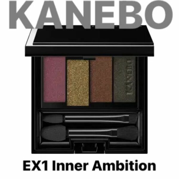 【ケースブラシ込み】KANEBO カネボウ カラードシャドウ EX1 Inner Ambition アイシャドウ限定