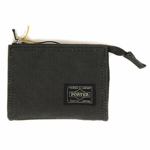  new goods PORTER Porter Duck Zip wallet DUCK ZIP WALLET black black purse Yoshida bag brand simple 