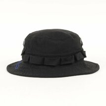 Yohji Yamamoto(Ys) ヨウジヤマモト ハット NEW ERA シグネチャー ロゴ アドベンチャー ハット ADVENTURE HAT YY SIGN ブラック M_画像3