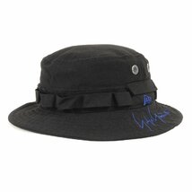 Yohji Yamamoto(Ys) ヨウジヤマモト ハット NEW ERA シグネチャー ロゴ アドベンチャー ハット ADVENTURE HAT YY SIGN ブラック M_画像1