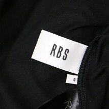 RBS Ray BEAMS アールビーエス レイビームス ワンピース ロング 23春夏 ブラック 黒0 (S) コクーン ワンピ ストレッチ きれいめ シンプル_画像4