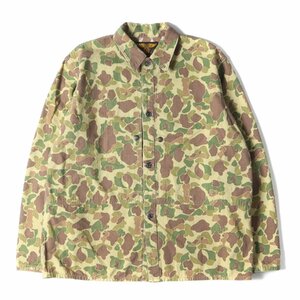 美品 CALEE キャリー ジャケット サイズ:L 19SS ダックハンターカモ ヘリンボーン ジャケット DUCK HUNTER CAMO JACKET 迷彩 アウター