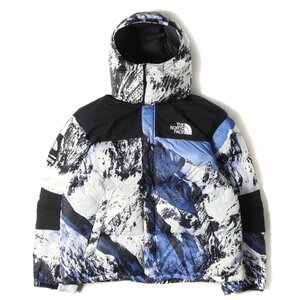 Supreme シュプリーム ジャケット サイズ:L 17AW THE NORTH FACE 雪山柄 マウンテン バルトロ ダウン ジャケット Mountain Baltoro Jacket