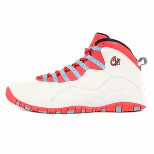 NIKE ナイキ サイズ:29.0cm AIR JORDAN 10 RETRO CHICAGO (310805-114) エアジョーダン10 レトロ シカゴ ホワイト ライトクリムゾン US11