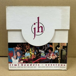 【た-9-25】4CD ジミ・ヘンドリックス/SESSIONS Special Limited Edition ボックスセット JIMI HENDRIX 帯付き/汚れあり 再生未確認