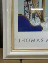 【た-11-130】THOMAS McKNIGHT GOLDEN GATE トーマスマックナイト アートポスター コピーライト1991年 52cm×53cm 真作レプリカ 中古品_画像3