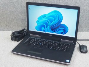 [707] ☆ Win10認証済 ☆ DELL Precision 7720　Xeon E3-1545M v5 2.90GHz/16GB/SSD 512GB/Quadro P3000 ☆ 17.3ワイド 1920x1080表示 ☆