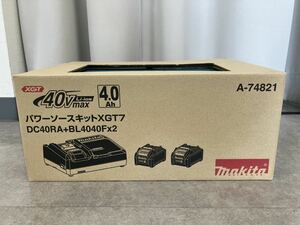 ★未使用★Makita マキタ パワーソースキット XGT7 DC40RA+BL4040F x 2 A-74821