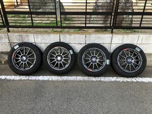 MINI f56 f55 スタッドレス タイヤ ENKEI PF03 エンケイ 16インチ 185/60r16 ブリザック VRX3 ブリヂストン4本　PCD112