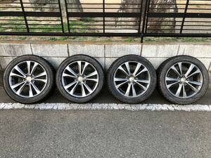 レガシィ BR BM スタッドレスタイヤ 純正ホイール 4本 PCD100 225/50r17