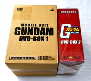 ◎盤面傷無◎ 機動戦士ガンダム DVD-BOX 1 & 2 2BOXセット 初回限定生産商品 全11巻 初代TV版ガンダム全話収録 初回特典フィギュア付