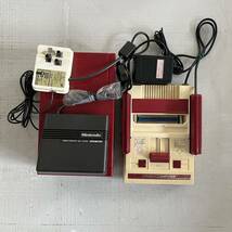 ファミリーコンピュータ 任天堂 ファミコン Nintendo ディスクシステム アダプタ ファミコン本体 当時のものです _画像1