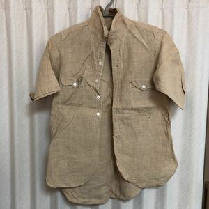 1. 当時物　時代　アンティーク　日本軍　旧日本軍　夏服　シャツ　海軍　制服