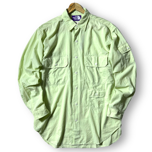 新品 THE NORTH FACE ノースフェイス パープルレーベル 定価2.9万 Field L/S Shirt 長袖 サファリシャツ NT3311N M ナナミカ ◆B2024