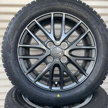 新品ダイハツ純正◆スタッドレス◆ブリヂストンVRX3◆155/65R14◆4本セット◆タントカスタムムーヴ　ミライースココアキャンパストコット_画像3