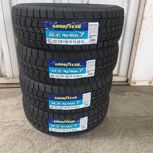 グッドイヤー アイスナビ7 4本セット【175/65R14 82Q】GOOD YEAR ICE NAVI 7スタッドレス 冬タイヤ フィットヴィッツ新品