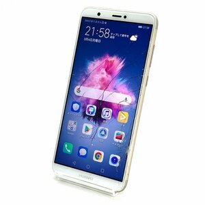 ジャンク HUAWEI nova lite 2 FIG-LA1 ゴールド SIMフリー スマホ本体 送料無料 T7