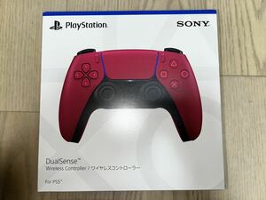 中古超美品！新品同様！PlayStation5純正ワイヤレスコントローラー、DualSense。コズミックレッド！