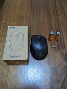 Logicool ロジクール M705 ワイヤレスマウス　新品電池二本おまけ