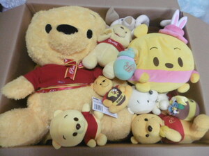 くまのぷーさん Winnie the Pooh ディズニー Disney ピグレット 大き目 クッション 子供向け 一円スタート ぬいぐるみ 大量 まとめ 色々