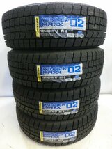 E-030A 未使用スタッドレスタイヤ ダンロップ WINTER MAXX WM02 195/60R17 90Q (4本)_画像1