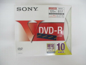 = 72 SONY Sony DVD-R video for 10 pack 10DMR12HPSS CPRM non-correspondence inspection : image equipment record medium DVD-R unused * storage goods 