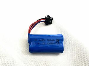 ★国内即納 WPL C54-1 C54 専用 大容量バッテリー リポバッテリー　7.4V 700mah 2S パーツ 1/10 軽トラック ラジコンカー RC パーツ