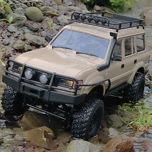 ★黄バッテリー*2 WPL C54-1 RTR 1/16 ランドクルーザー LC80 4WD ラジコントラック クローラー RCカー オフロード ロッククローリング C24