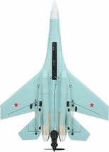 バッテリー2本 モード1プロポ 100g以下 ロシア SU-35 Flighter 4CH ラジコン RC飛行機 戦闘機 スタントロール飛行 QF009pro ジャイロ 3D/6G_画像8