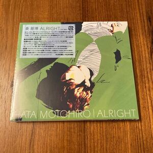 [456] CD 秦 基博 ALRIGHT (初回生産限定盤) (DVD付) ケース交換 AUCK-18036
