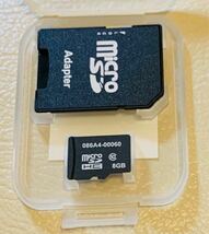 トヨタ　純正　SDカード 8GB 　ドライブレコーダー用 086A4-00060 DRT-H66A toyota _画像2